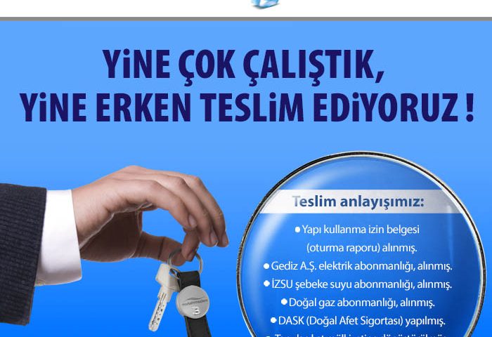 MAVİŞEHİR MODERN3 PROJESİNDE DE TESLİMLER ERKEN BAŞLIYOR